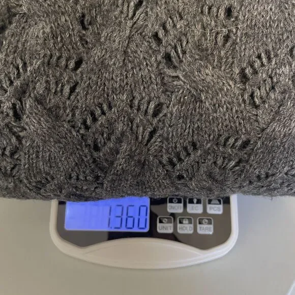 Odd Molly Long Cardigan Sweater S (1)  Gray Wool Alpaca Blend 767 Tie Waist - Picture 14 of 15